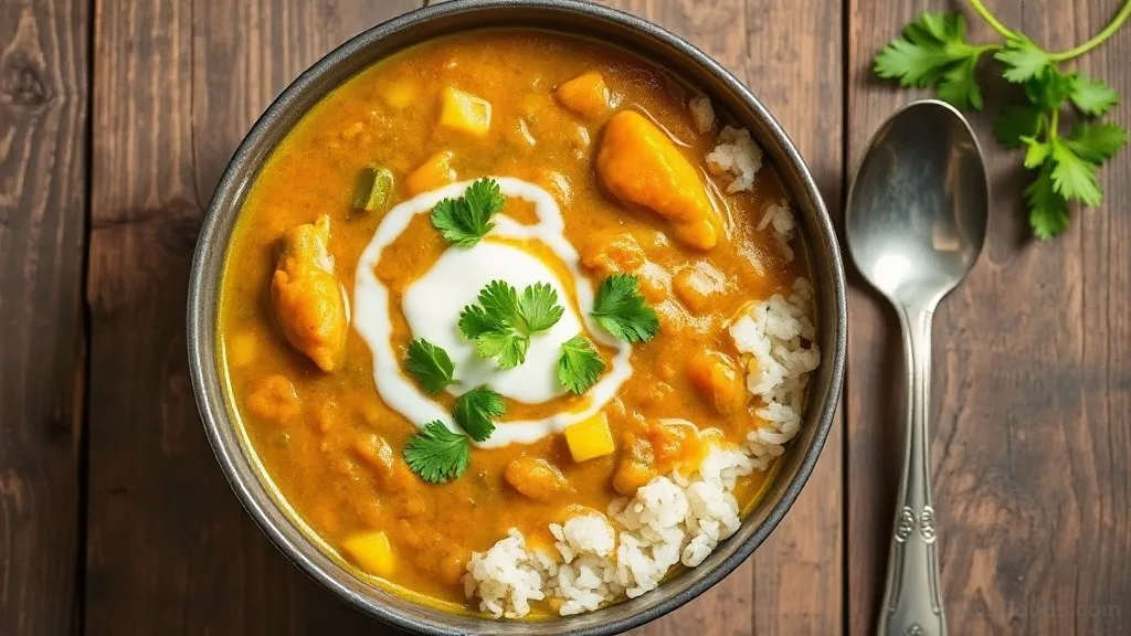 Dhal Curry with Celery (Indian-Style Lentil Stew)