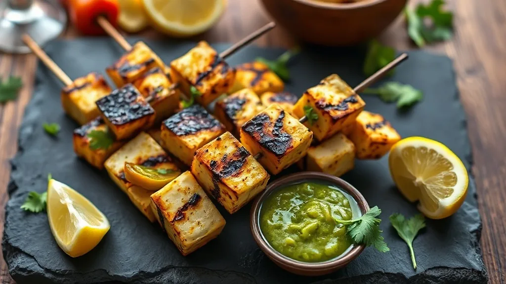Paneer Haryali Tikka