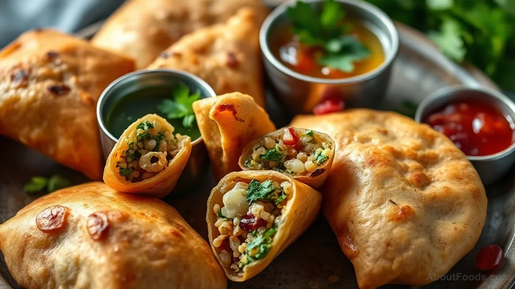 Pani Puri with Farro Filling (Healthy Indian Street Food)