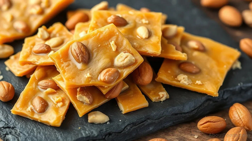 Peanut Toffee with Jaggery (Jaggery Peanut Brittle)