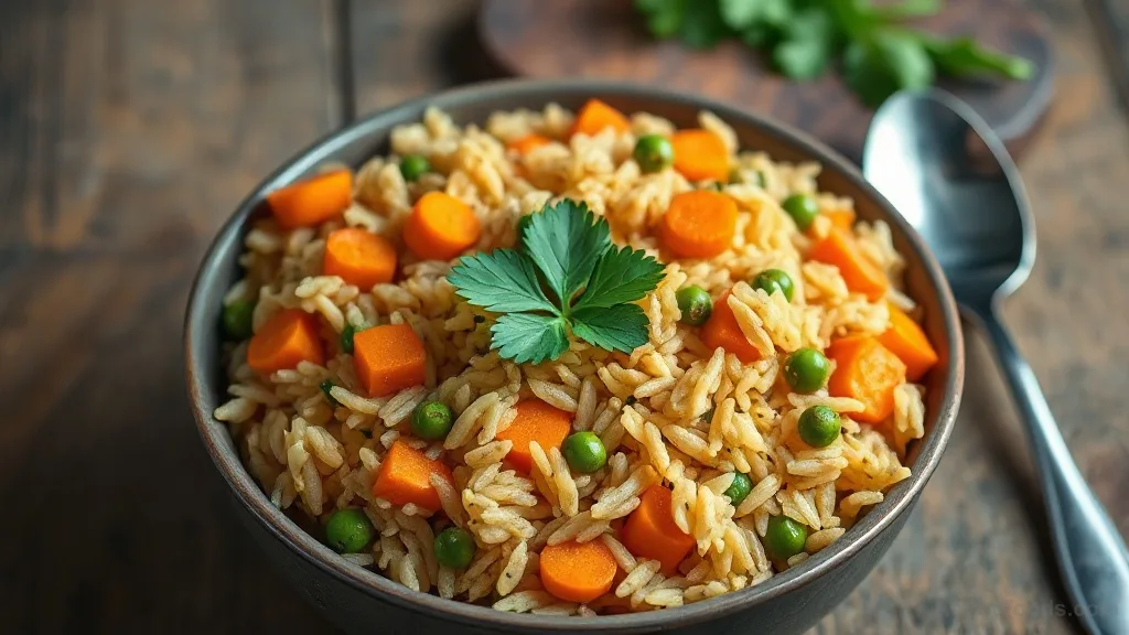 Wild Rice Curry (Rice and Curry Indian Style)