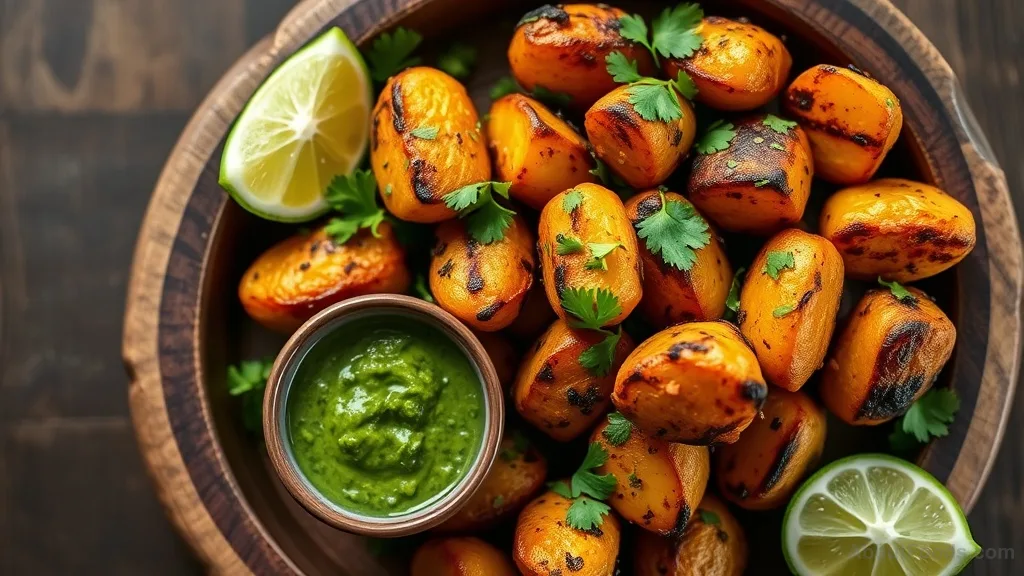 Tandoori Aloo (Spicy Grilled Potatoes)