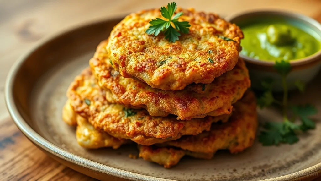 Vegetable Vada with Turnip (Crispy Fritters)