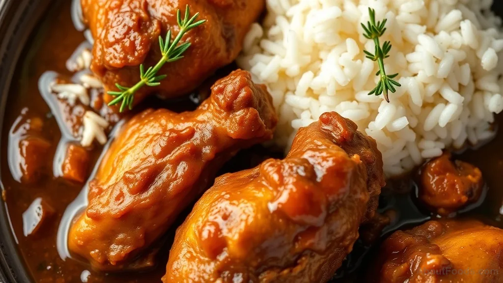 Brown Stew Chicken (Braised Chicken in Brown Gravy)