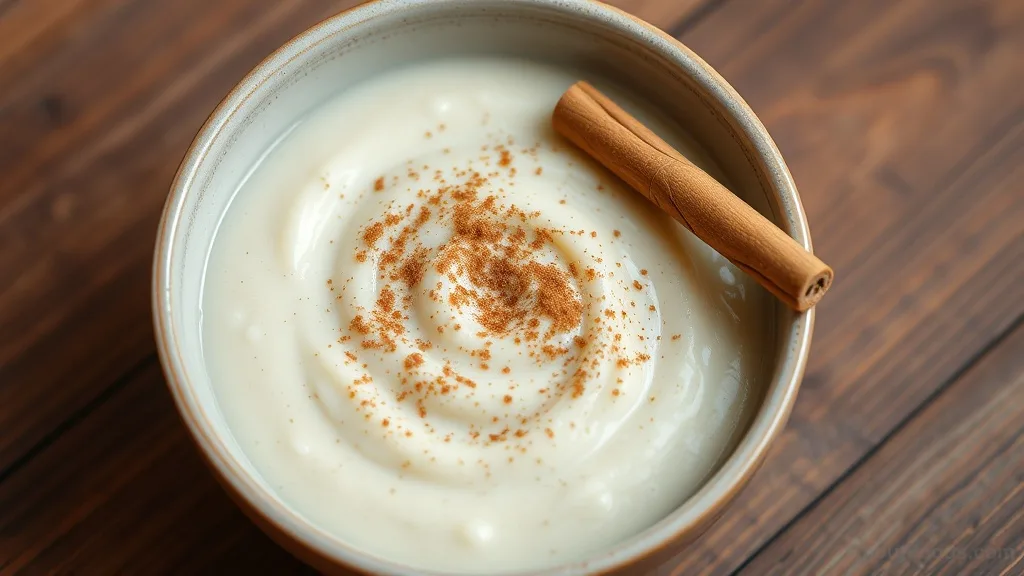 Jamaican Rice Pudding with Coconut Milk and Spices