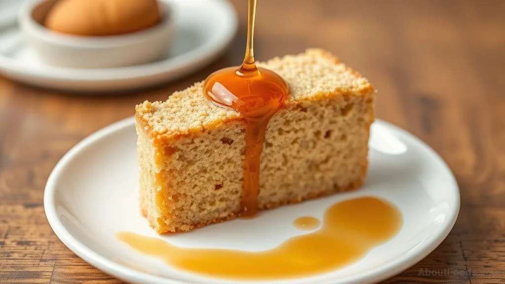 Peanut Cake with Honey