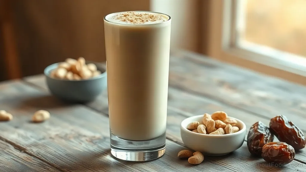 Jamaican Peanut Punch with Dates