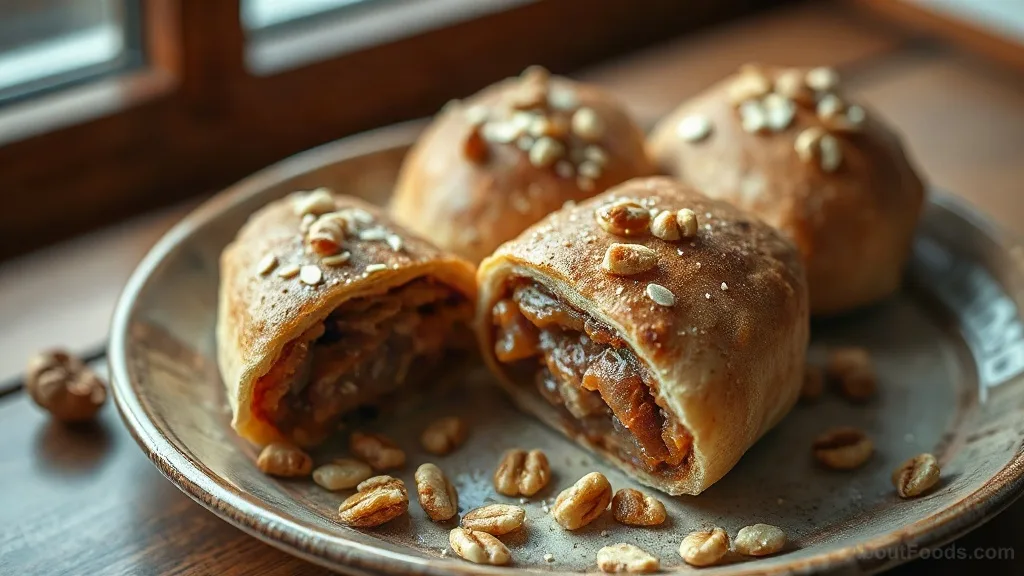 Hotteok with Nuts (Korean Sweet Pancakes)