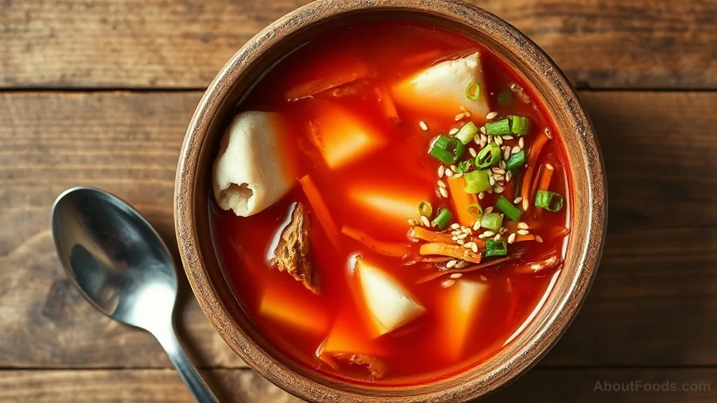 Kimchi Sujebi (Kimchi Hand-Pulled Noodle Soup)