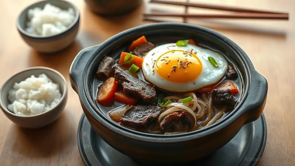 Ttukbaegi Bulgogi (Hot Pot Bulgogi) Breakfast