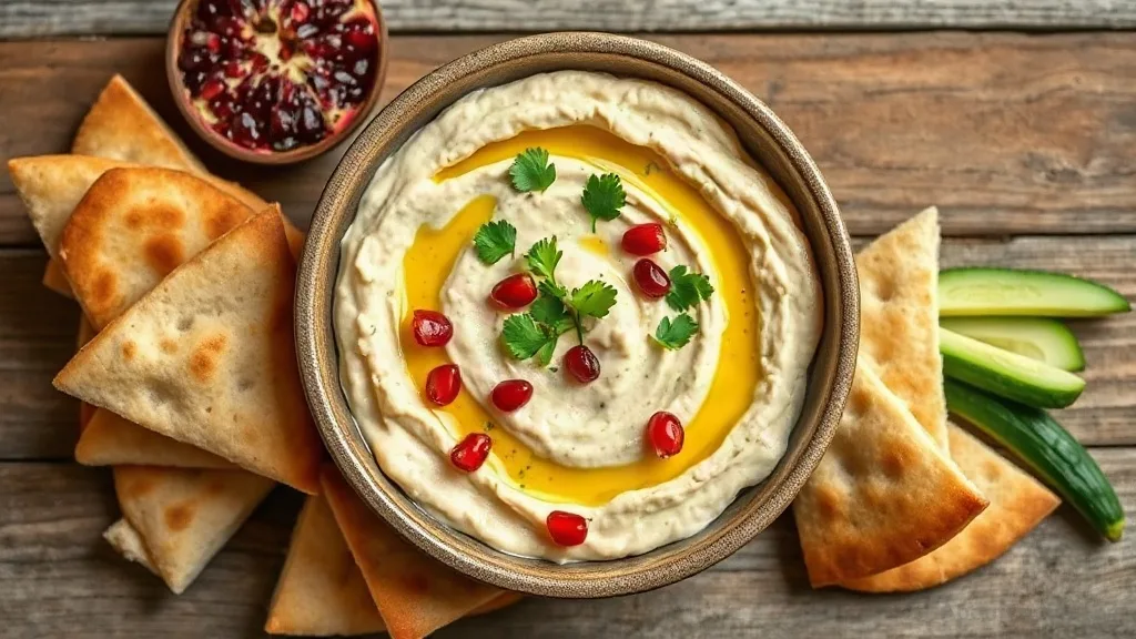 Moutabal (Smoky Eggplant Dip) with Tahini and Lemon