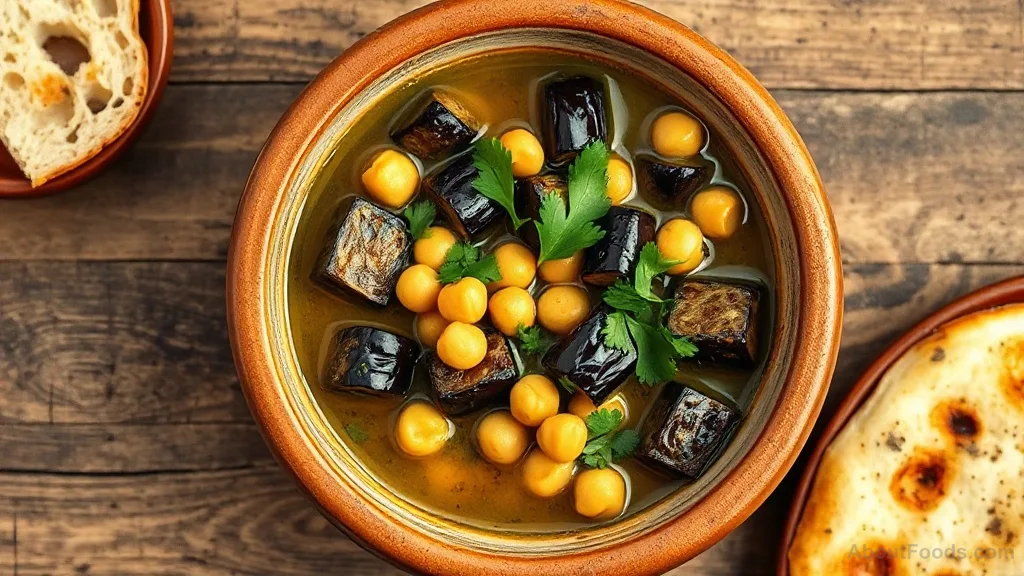 Yakhnet Bathenjan: Lebanese Eggplant Stew
