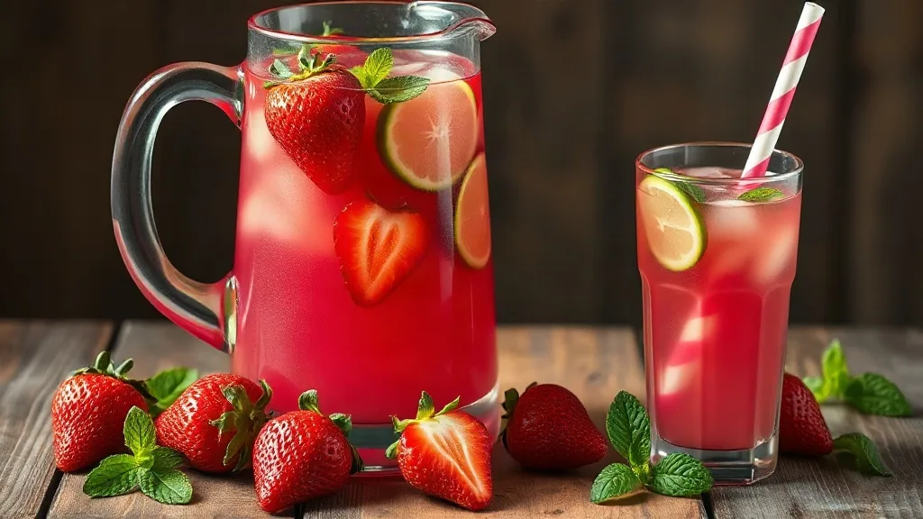 Agua Fresca de Fresa (Strawberry Water)
