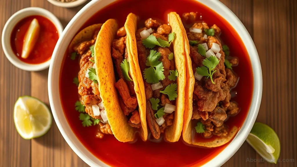 Mexican Birria Tacos with Consommé for Dipping