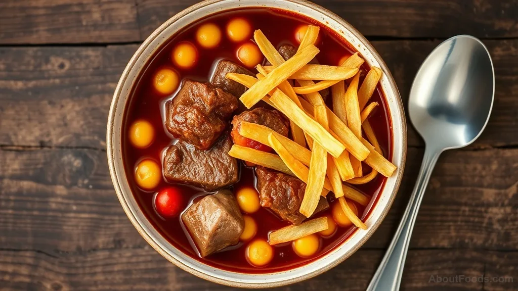 Gheymeh (Persian Split Pea and Beef Stew with Crispy Potato Sticks)
