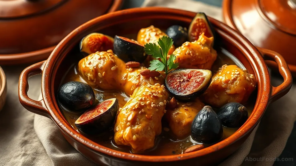 Chicken Tagine with Figs and Honey