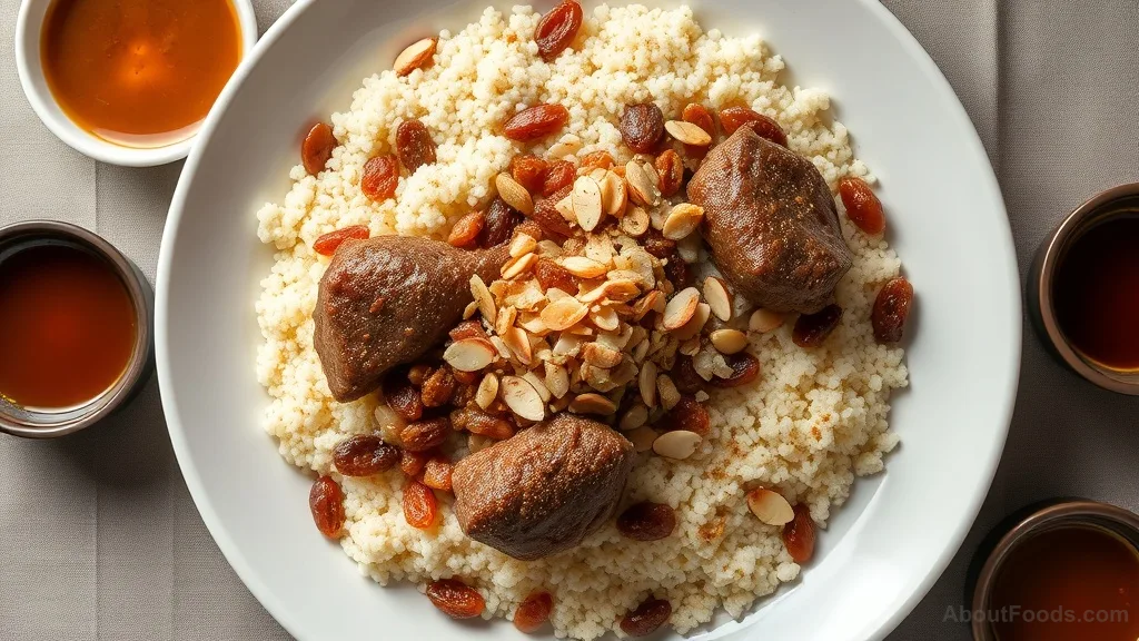 Couscous Tfaya Dinner