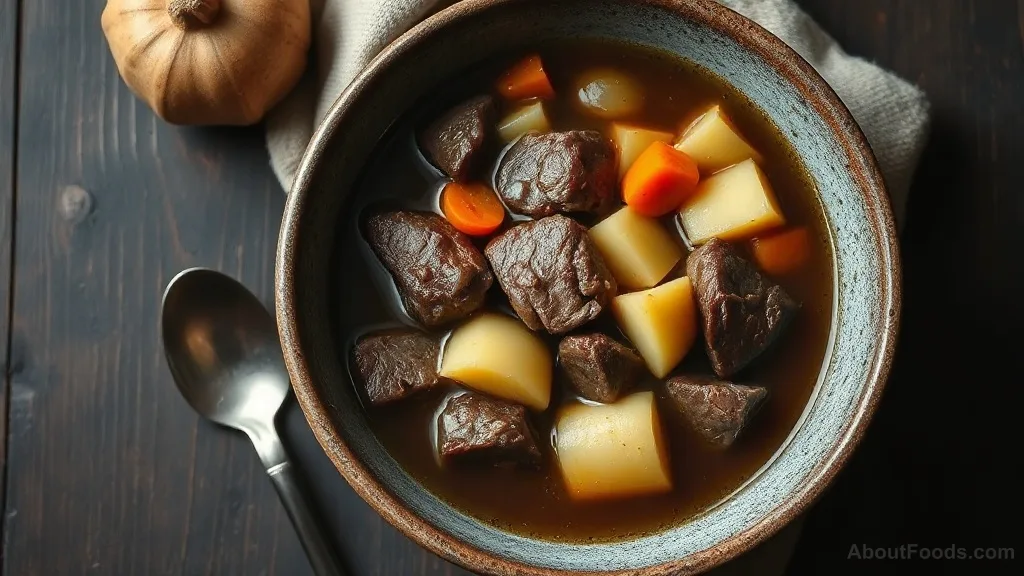 Lapskaus: Norwegian Beef and Root Vegetable Stew