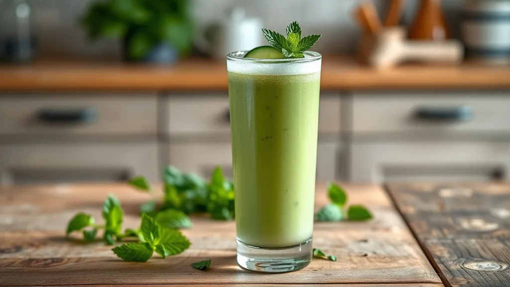Doogh with Chard and Mint (Persian Herbed Yogurt Drink)