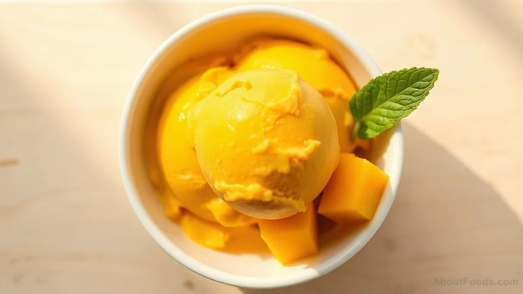Mango Ice Cream