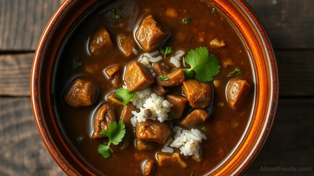 Sarrabulho (Pork Blood Stew with Cumin)