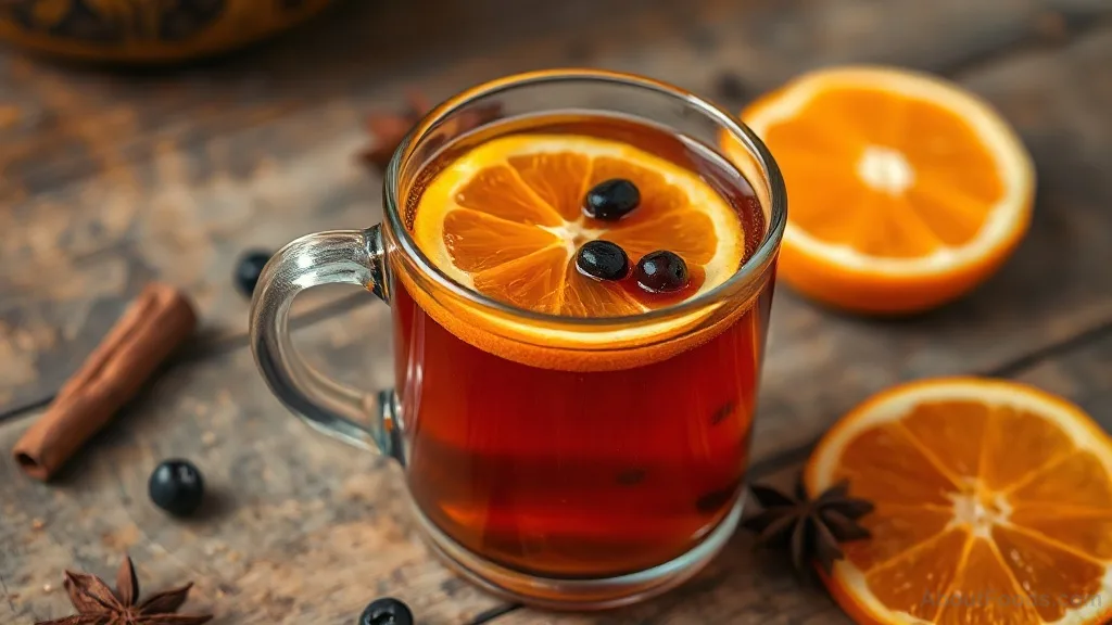Sbiten with Orange Currant (Traditional Russian Honey Spice Drink)