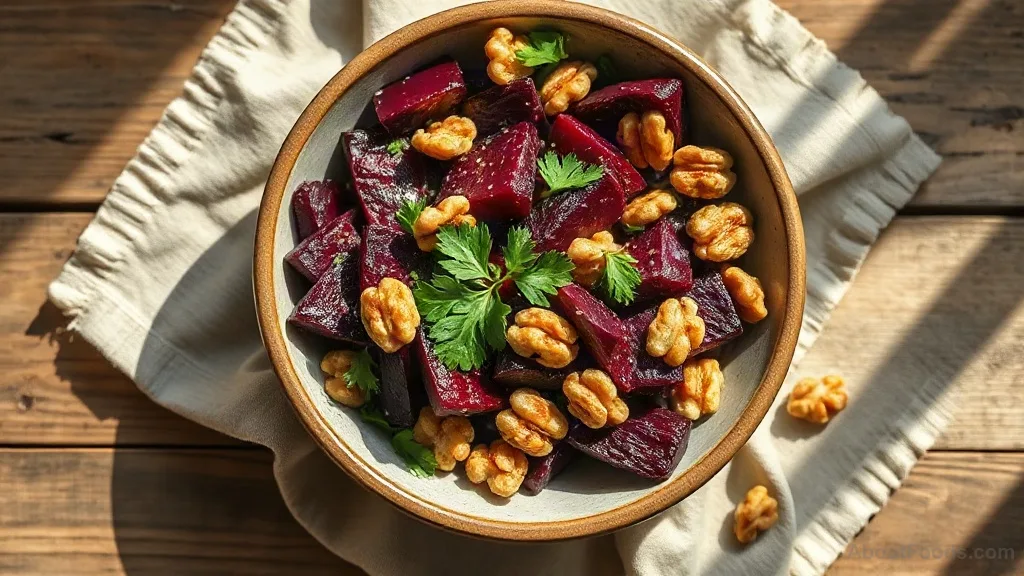 Svekolny Salad with Walnuts (Russian Beet Salad)
