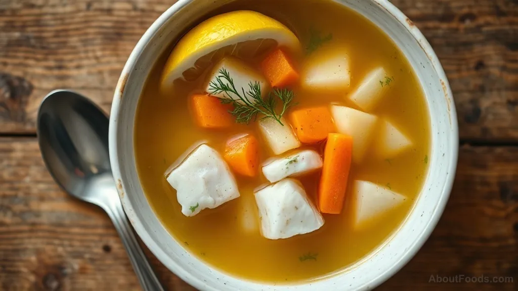 Ukha with Perch (Russian Fish Soup)