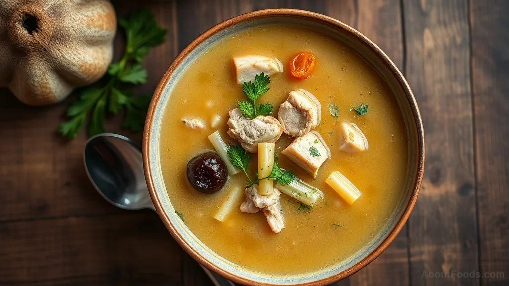 Cock-a-Leekie Soup (Chicken and Leek)