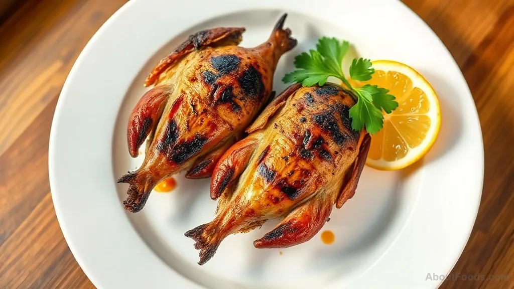 Codorniz a la Brasa (Char-Grilled Quail)
