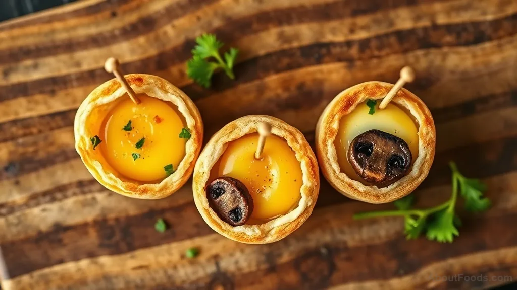 Tortilla de setas pincho