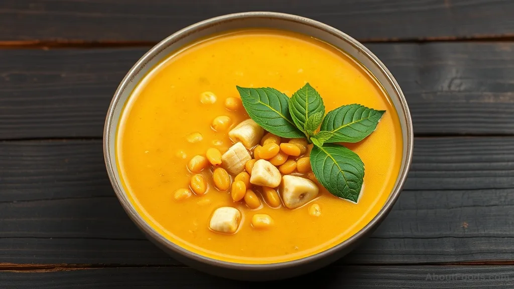 Dhal Curry with Banana Blossom (Vazhaipoo Pulusu)