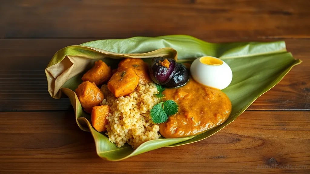 Lamprais with Fonio Curry