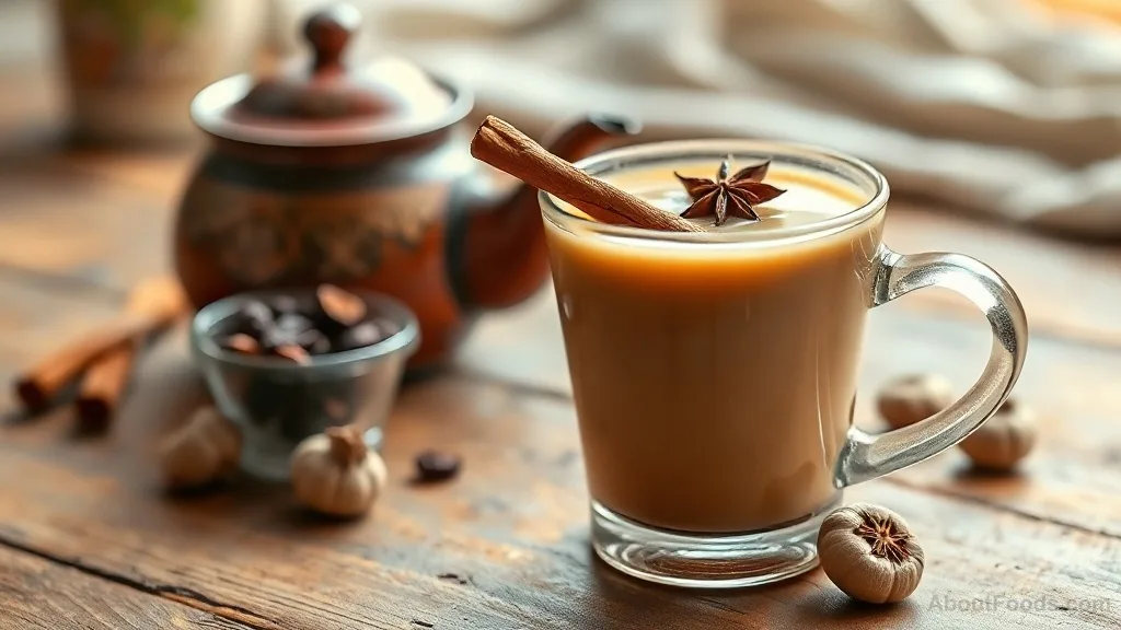 Sri Lankan Tea with Raisin and Nutmeg (Aromatic Spiced Milk Tea)