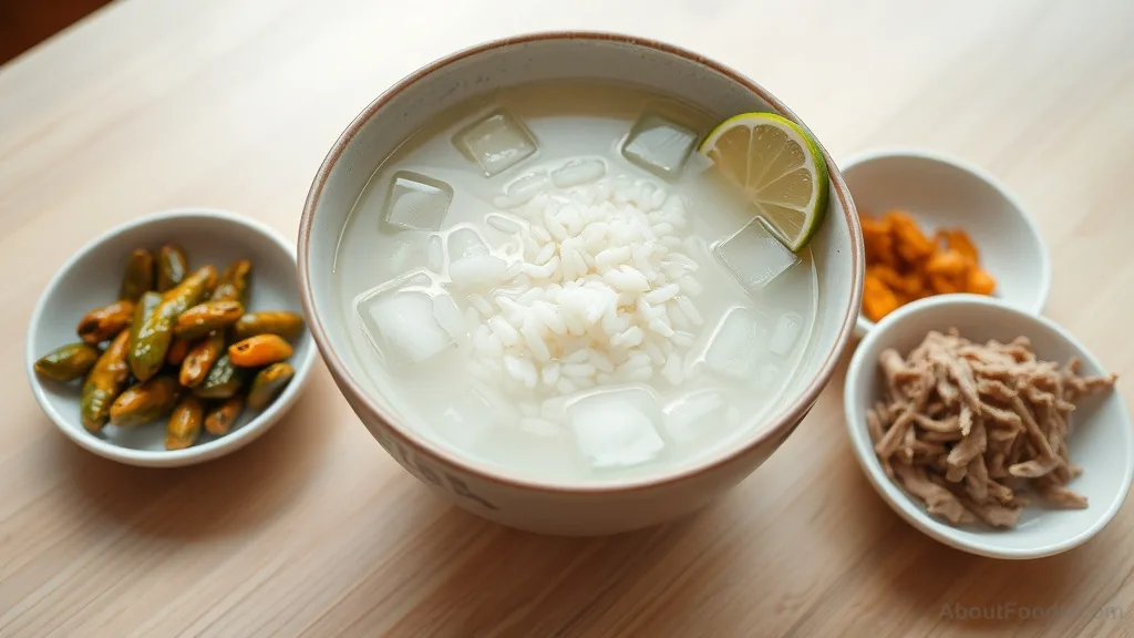 Khao Chae (Jasmine Rice Soaked in Jasmine-Scented Water)