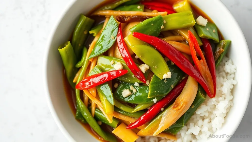 Pad Dok Khae (Sesbania Flower Stir Fry)