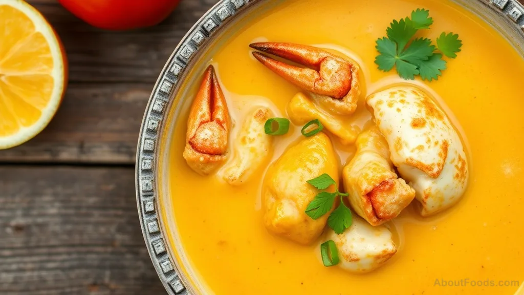 Pu Pat Pong Karee (Stir-Fried Crab with Yellow Curry)