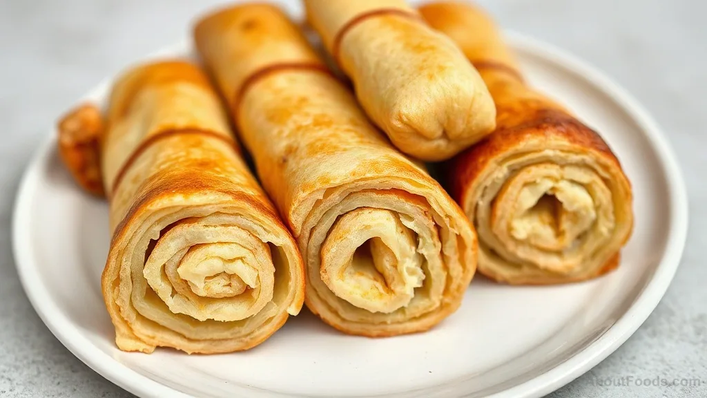 Bomonti: Turkish Rolled Pastry with Potato and Cheese