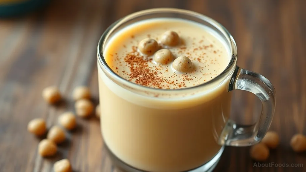 Boza with Roasted Chickpeas