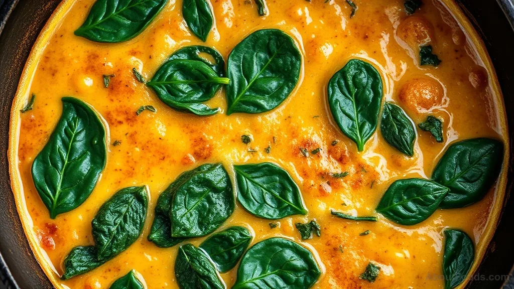 Kaygana with Spinach