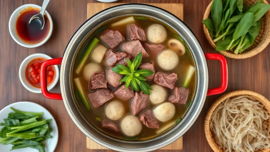 Lẩu Bò (Vietnamese Beef Hotpot)
