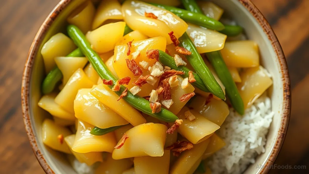 Mướp xào (Vietnamese loofah stir fry)