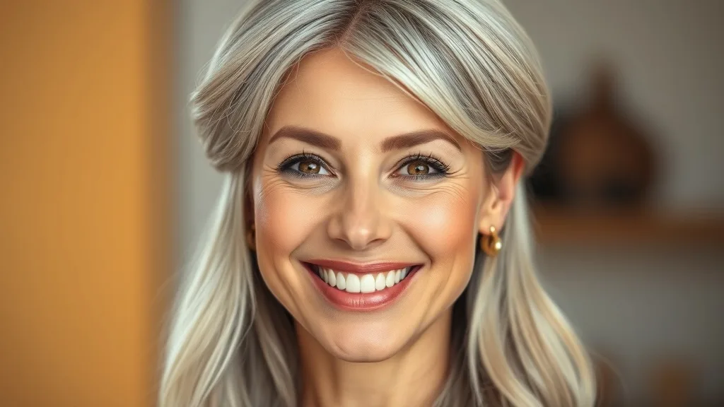 Woman smiling confidently while wearing a well-fitted wig