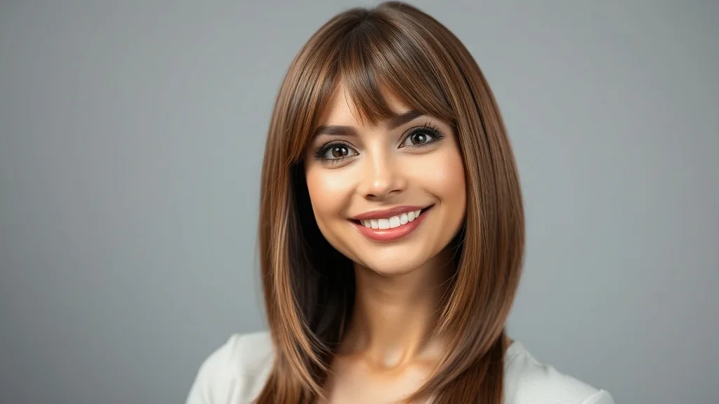 A woman with a long neck wearing a well-fitted wig that sits naturally at the nape