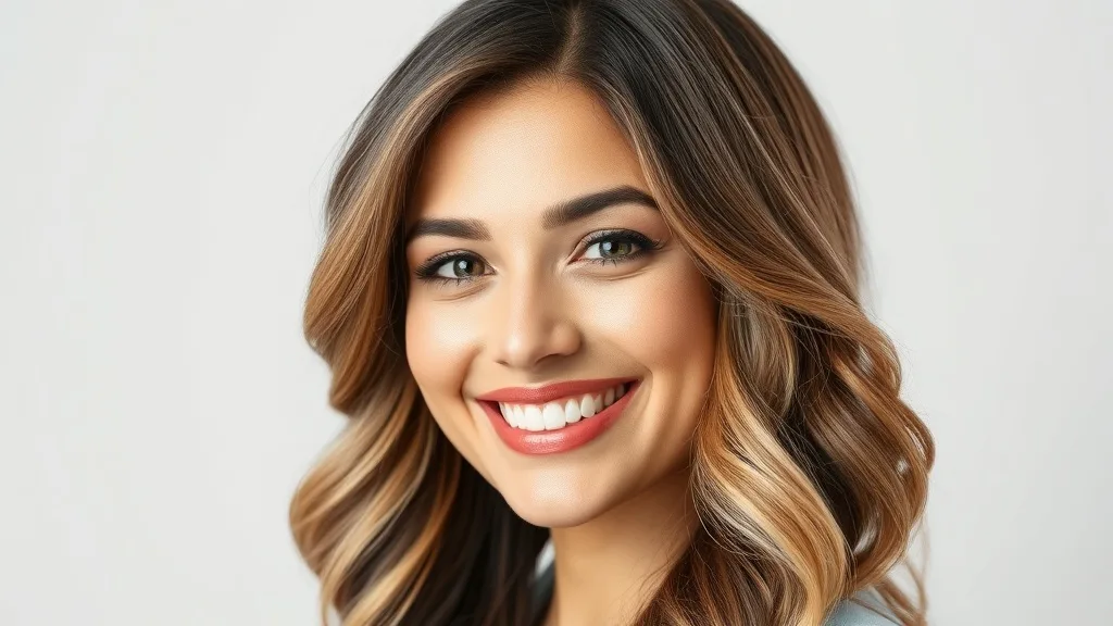 A woman with a larger head size smiling confidently while wearing a human hair wig that fits perfectly