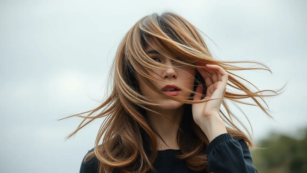 Woman wearing a very high density wig that looks unnatural and helmet-like